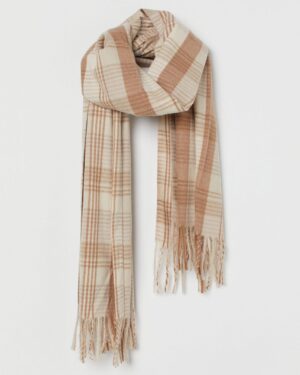 Checked scarf