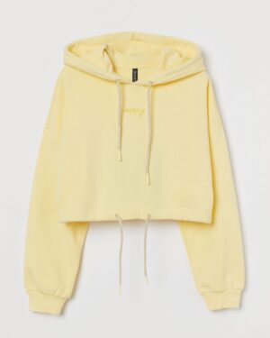 Cropped hoodie